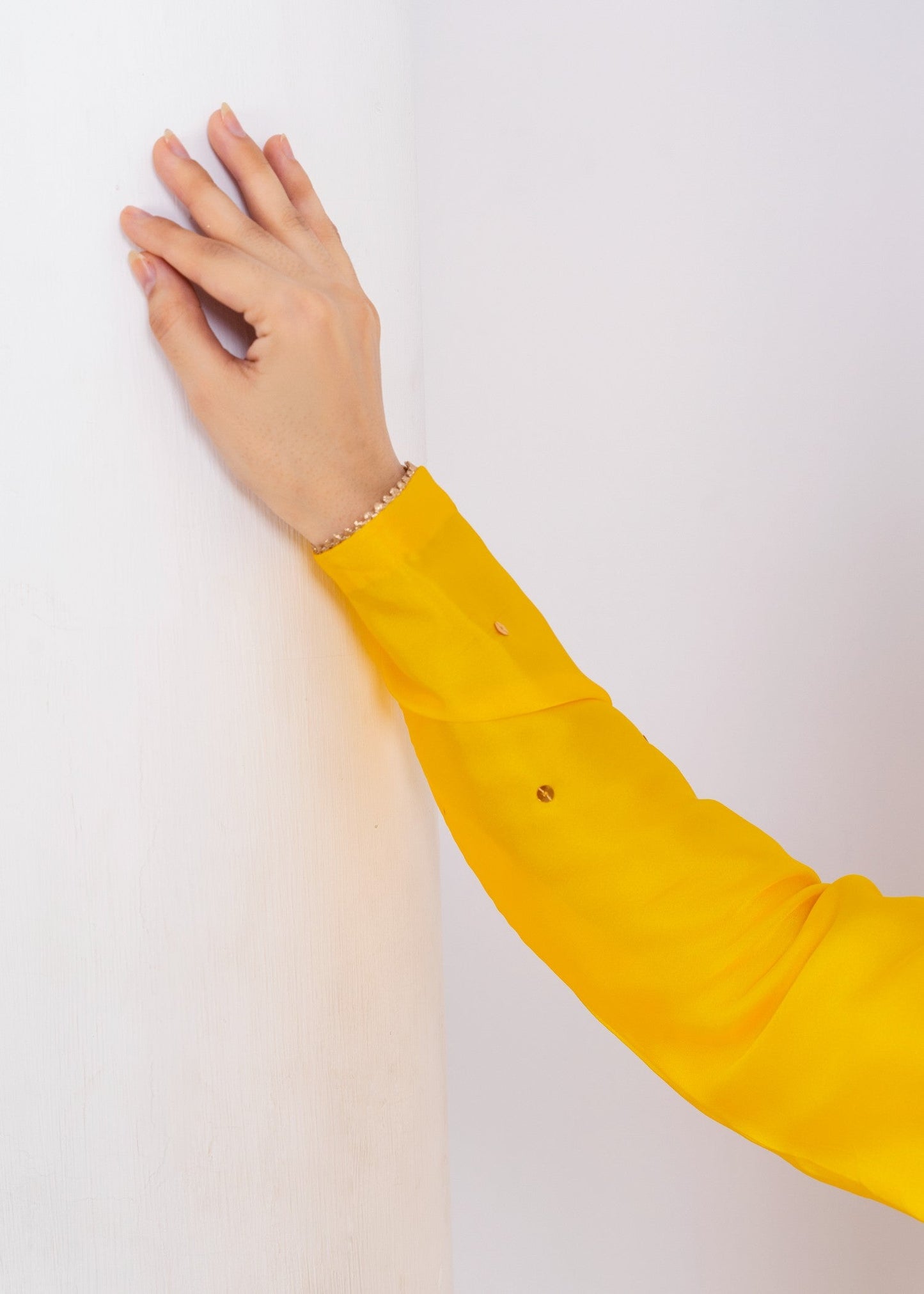 Vibrant Marigold Yellow Saree: Elegant, Flowing, Comfortable, Perfect for Celebrations